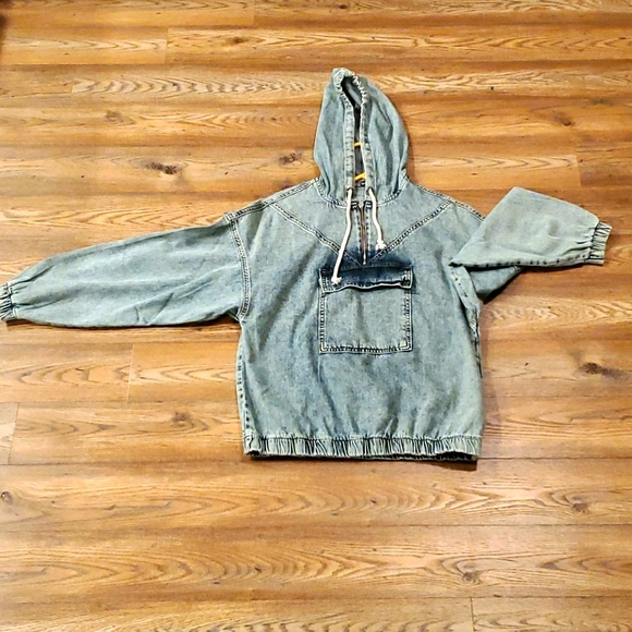 Boohoo Jackets & Blazers - Denim Pullover Jacket